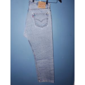 Levi's 501XX Button Fly Straight Fit Jeans - Medium Wash